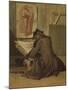 Young Student Drawing-Jean-Baptiste Simeon Chardin-Mounted Giclee Print