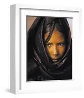 Young Taureg Woman Niger-Jean-Luc Manaud-Framed Art Print