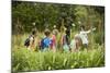 Young Teacher with Children on Nature Field Trip-Nosnibor137-Mounted Photographic Print