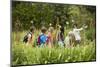 Young Teacher with Children on Nature Field Trip-Nosnibor137-Mounted Photographic Print