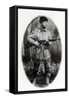 Young Theodore Roosevelt-Science Source-Framed Stretched Canvas