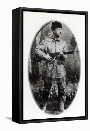 Young Theodore Roosevelt-Science Source-Framed Stretched Canvas