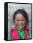 Young Tibetan Girl, Sakya Monastery, Tibet, China-Keren Su-Framed Stretched Canvas