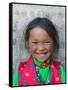 Young Tibetan Girl, Sakya Monastery, Tibet, China-Keren Su-Framed Stretched Canvas