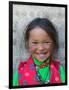 Young Tibetan Girl, Sakya Monastery, Tibet, China-Keren Su-Framed Photographic Print