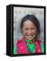 Young Tibetan Girl, Sakya Monastery, Tibet, China-Keren Su-Framed Stretched Canvas