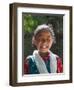 Young Tibetan Girl, Tibet, China-Keren Su-Framed Photographic Print