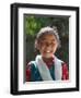 Young Tibetan Girl, Tibet, China-Keren Su-Framed Photographic Print