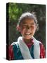 Young Tibetan Girl, Tibet, China-Keren Su-Stretched Canvas