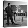 Young Upcoming Starlet Marilyn Monroe Practicing in Dance Class-J^ R^ Eyerman-Stretched Canvas