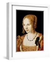 Young Venetian Woman-Albrecht Dürer-Framed Giclee Print