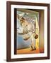 Young Virgin Auto-Sodomized by Her Own Chastity, c.1954-Salvador Dalí-Framed Art Print