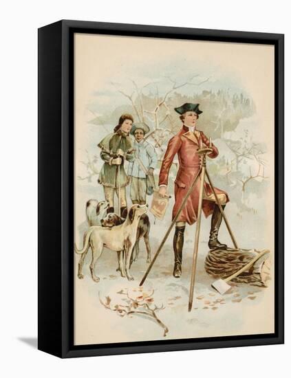 Young Washington, Surveyor-North American-Framed Stretched Canvas