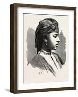 Young Wife of a Fellah, Egypt, 1879-null-Framed Giclee Print