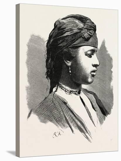 Young Wife of a Fellah, Egypt, 1879-null-Stretched Canvas