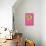 Young Wildinstein Pink Comic Pop Portrait-null-Mounted Poster displayed on a wall