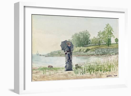 Young Woman, 1880-Winslow Homer-Framed Giclee Print