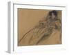 Young Woman, 1896-Gustav Klimt-Framed Giclee Print