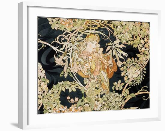 Young Woman, 1898-99-Alphonse Mucha-Framed Giclee Print