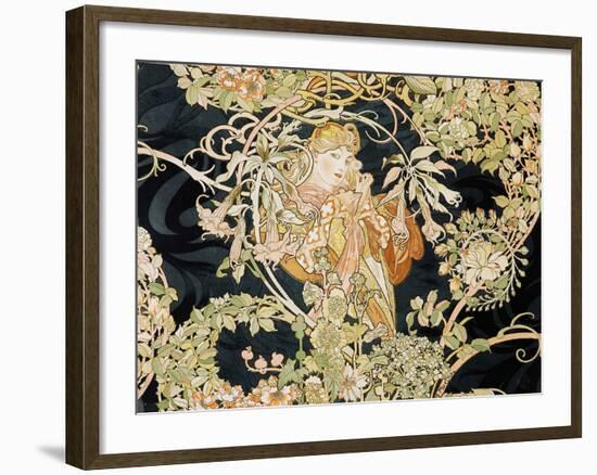 Young Woman, 1898-99-Alphonse Mucha-Framed Giclee Print