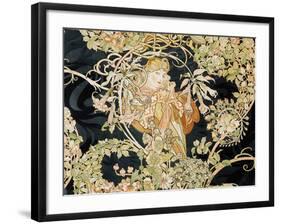 Young Woman, 1898-99-Alphonse Mucha-Framed Giclee Print