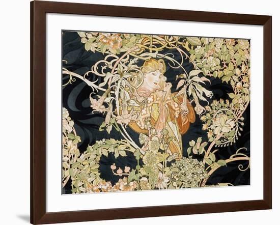 Young Woman, 1898-99-Alphonse Mucha-Framed Giclee Print