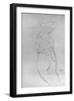 Young Woman, 1917-Gustav Klimt-Framed Giclee Print