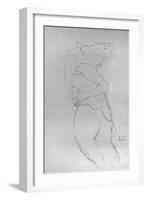 Young Woman, 1917-Gustav Klimt-Framed Giclee Print