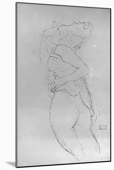 Young Woman, 1917-Gustav Klimt-Mounted Giclee Print