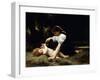 Young Woman and Child, 1881-William Adolphe Bouguereau-Framed Giclee Print