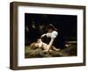 Young Woman and Child, 1881-William Adolphe Bouguereau-Framed Giclee Print