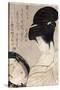 Young Woman Applying Make-Up, c.1795-96-Kitagawa Utamaro-Stretched Canvas