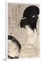 Young Woman Applying Make-Up, c.1795-96-Kitagawa Utamaro-Framed Giclee Print