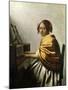 Young Woman at a Virginal-Johannes Vermeer-Mounted Giclee Print