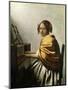 Young Woman at a Virginal-Johannes Vermeer-Mounted Giclee Print