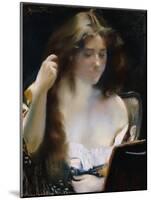 Young Woman at Her Toilet; Jeune Femme a Sa Toilette-Paul Albert Besnard-Mounted Giclee Print