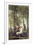 Young Woman at Her Toilet-Jean-Baptiste-Camille Corot-Framed Giclee Print