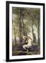 Young Woman at Her Toilet-Jean-Baptiste-Camille Corot-Framed Giclee Print