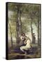 Young Woman at Her Toilet-Jean-Baptiste-Camille Corot-Framed Stretched Canvas