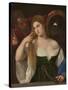 Young Woman at Her Toilette, Ca 1515-Titian (Tiziano Vecelli)-Stretched Canvas