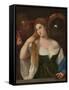 Young Woman at Her Toilette, Ca 1515-Titian (Tiziano Vecelli)-Framed Stretched Canvas