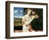 Young Woman at Her Toilette-Giovanni Bellini-Framed Giclee Print