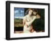 Young Woman at Her Toilette-Giovanni Bellini-Framed Giclee Print