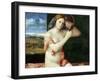 Young Woman at Her Toilette-Giovanni Bellini-Framed Giclee Print