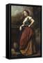 Young Woman at the Well-Jean-Baptiste-Camille Corot-Framed Stretched Canvas