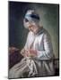 Young Woman at Work, C1725-1778-Francois Duparc-Mounted Giclee Print