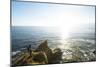 Young Woman Backpacking The Oregon Coast Trail. Oswald West State Park, OR-Justin Bailie-Mounted Photographic Print