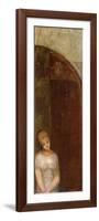 Young Woman Beneath an Arch-Odilon Redon-Framed Giclee Print