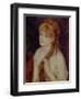 Young Woman Braiding Her Hair, 1876-Pierre-Auguste Renoir-Framed Giclee Print