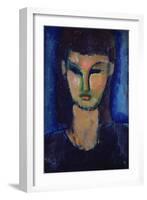 Young Woman, C1910-Amadeo Modigliani-Framed Giclee Print